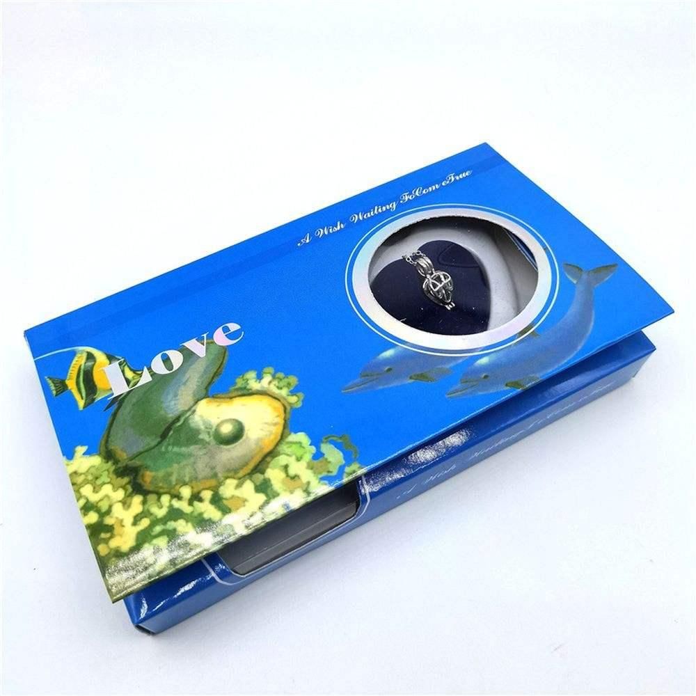 Freshwater Shell Oyster Ocean Love Real Pearl Necklace Set