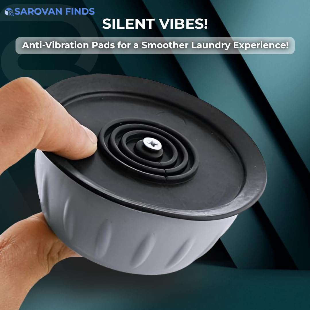 Anti vibration Pads For Washing Machine - 4 Pcs Pack.