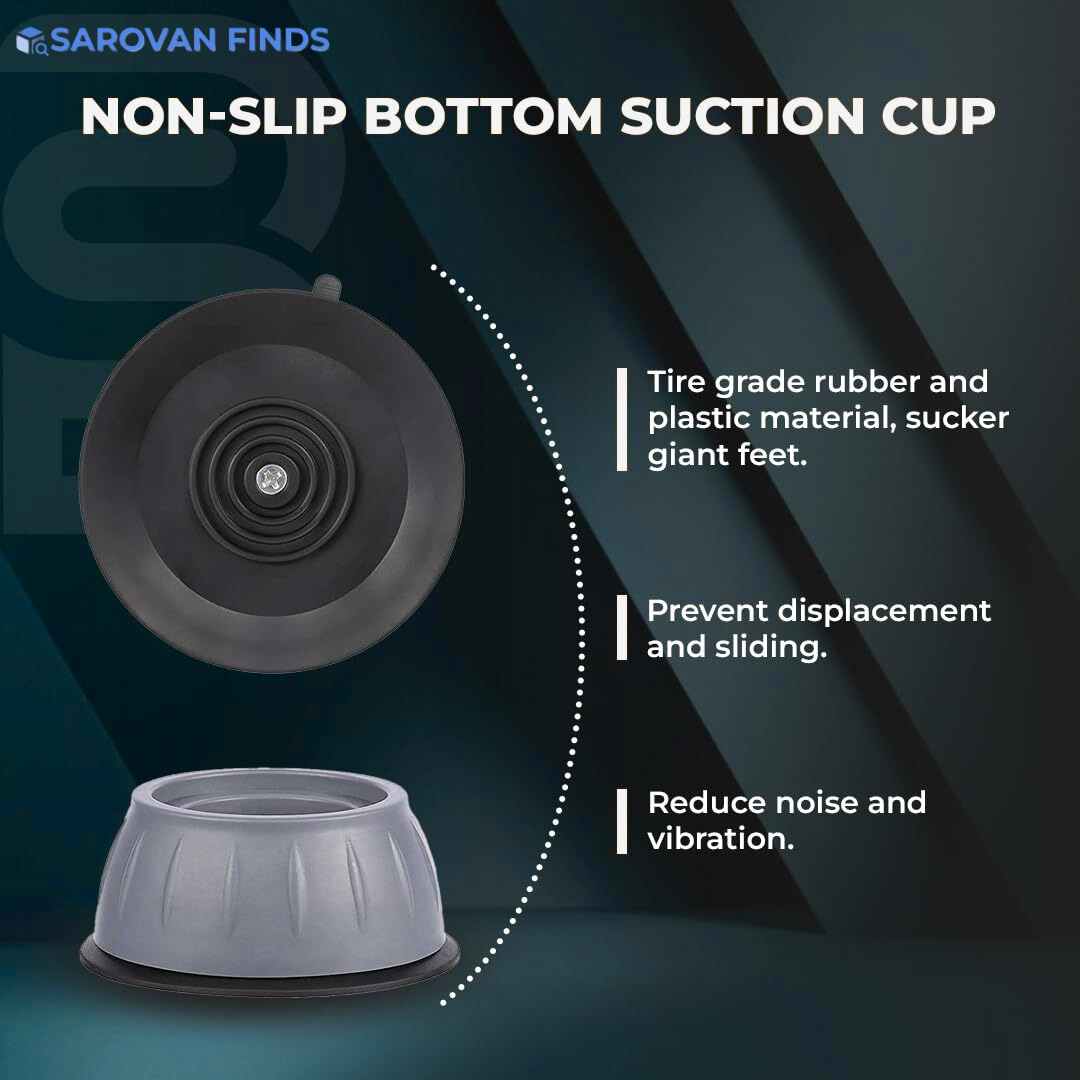 Anti vibration Pads For Washing Machine - 4 Pcs Pack.