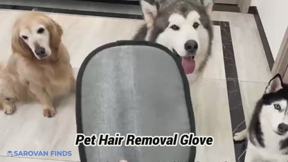 Electrostatic Pet Hair Remover Grooming Glove